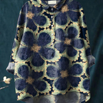 Martha | Blouse décontractée femme à motif floral vintage