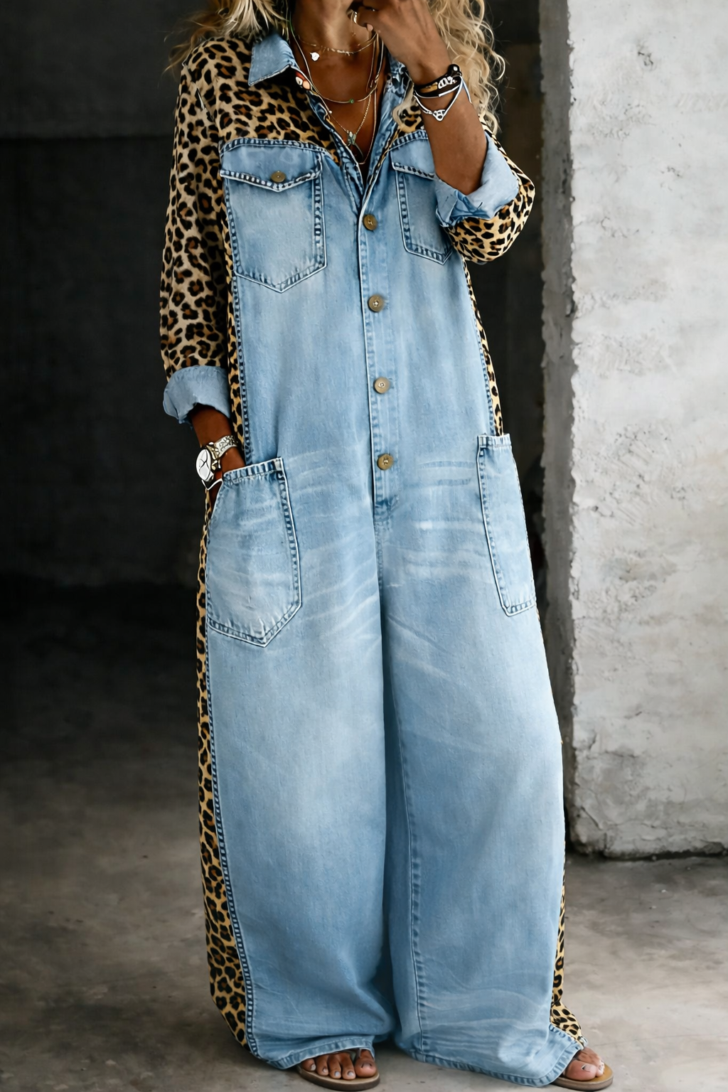 Millie - Combinaison en denim