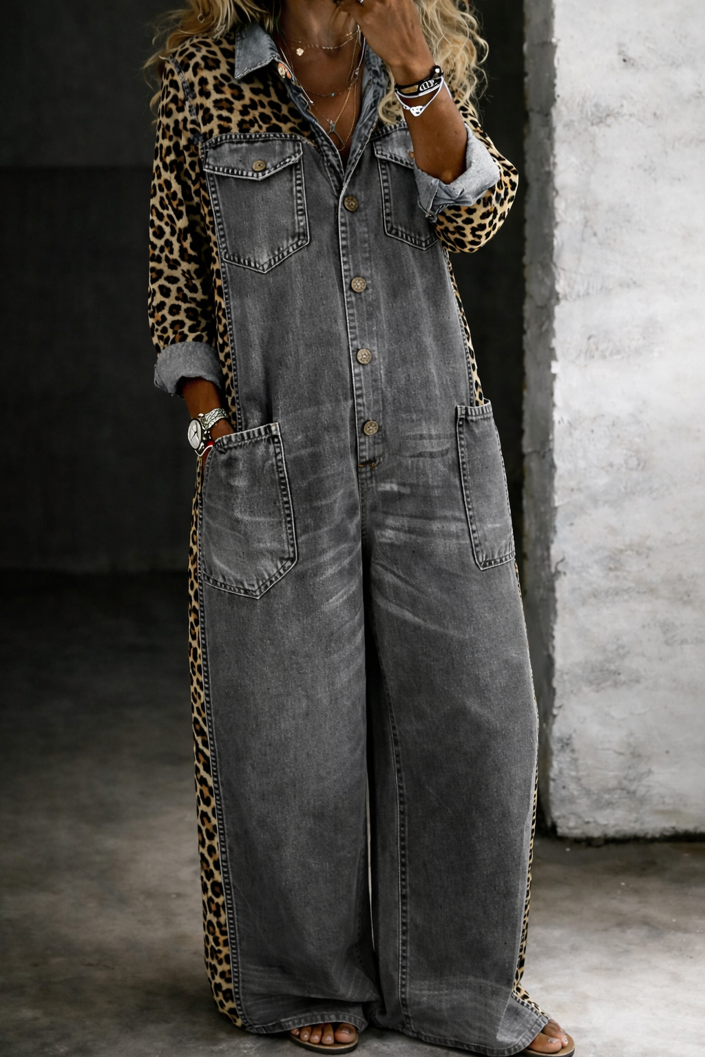Millie - Combinaison en denim