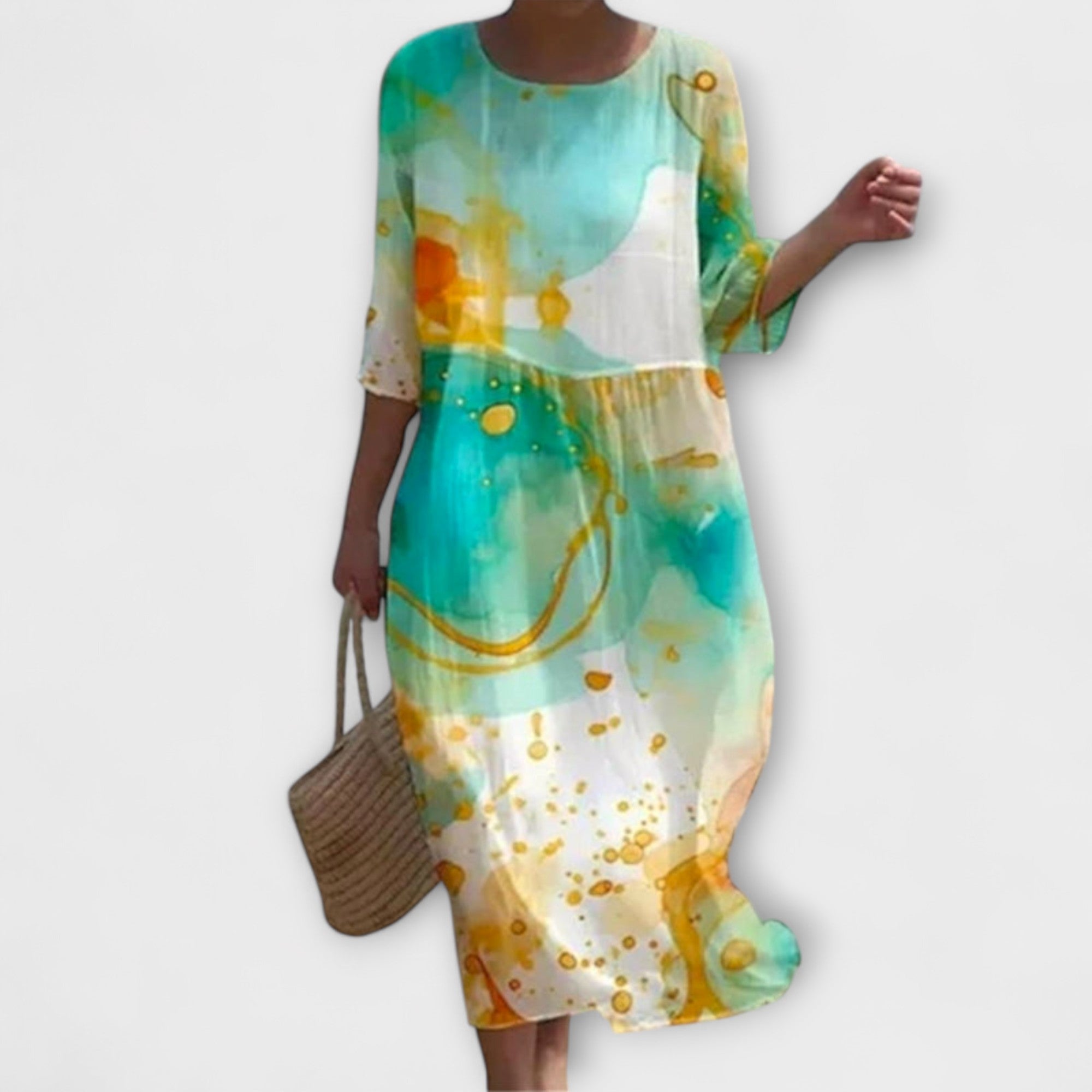 Miranda - Robe longue fleurie élégante