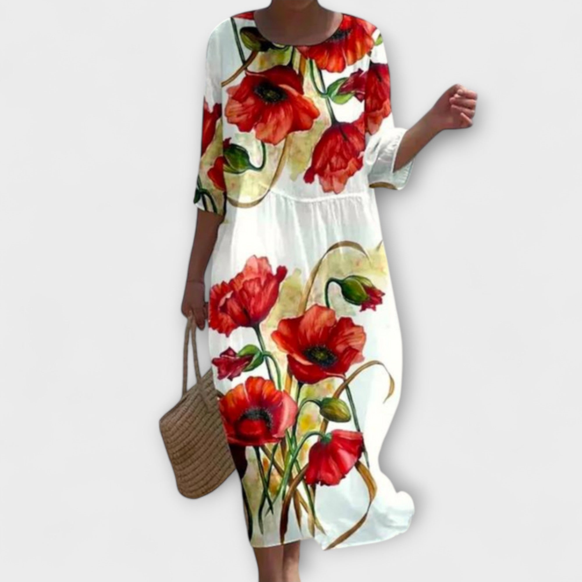 Miranda - Robe longue fleurie élégante