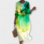 Miranda - Robe longue fleurie élégante