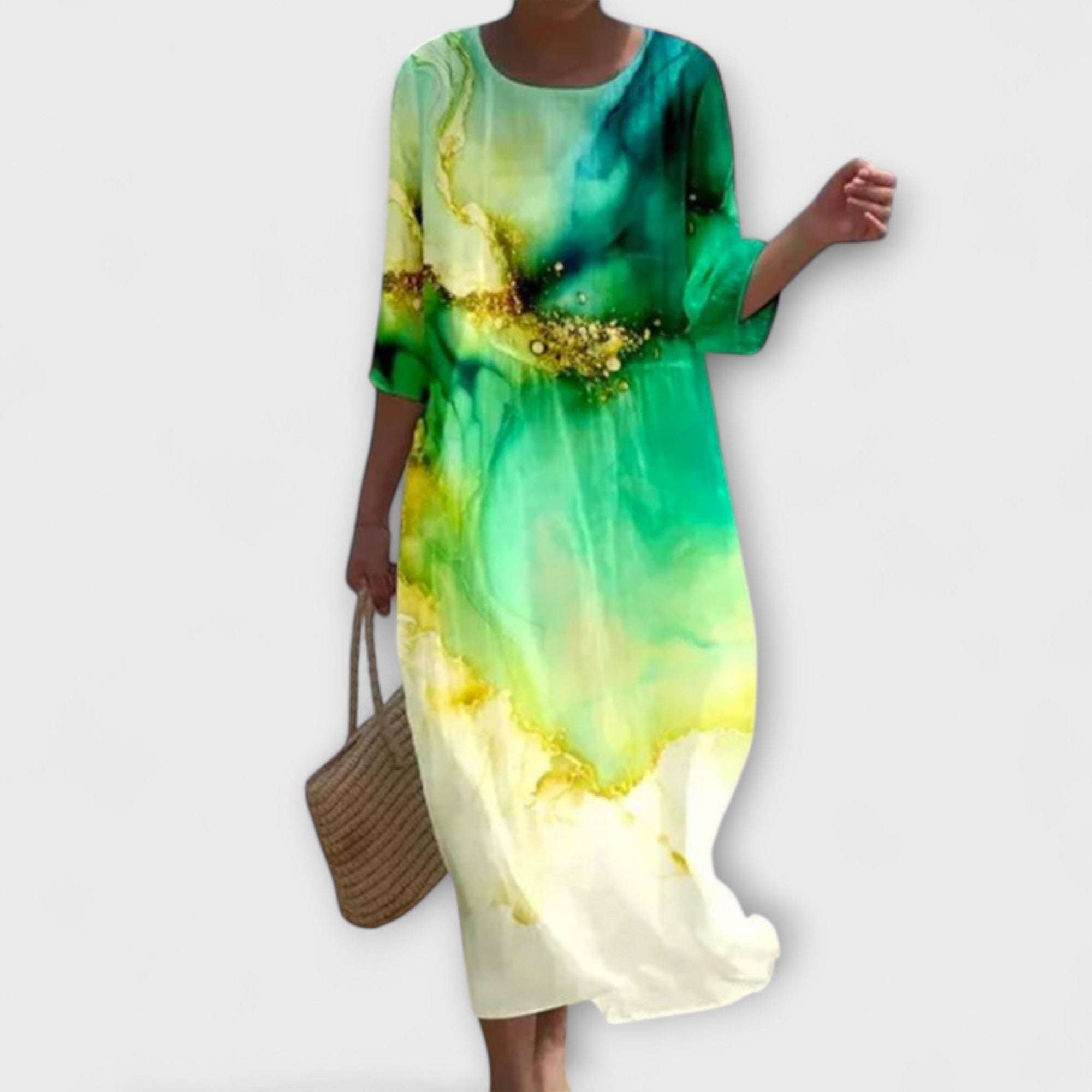 Miranda - Robe longue fleurie élégante