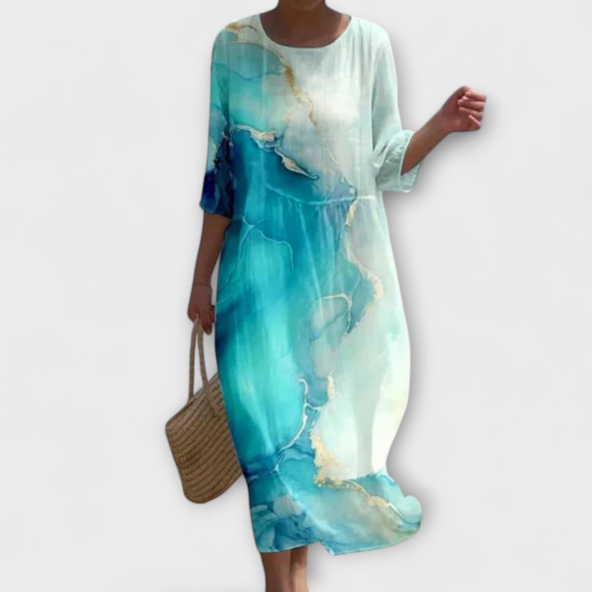 Miranda - Robe longue fleurie élégante
