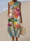 Mirte - Robe midi multicolore polyvalente