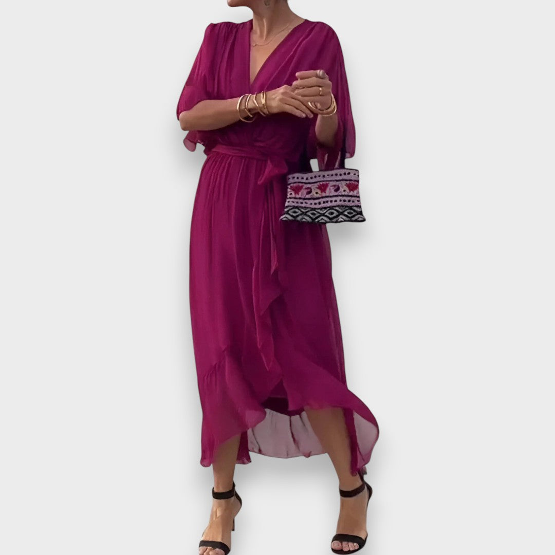 Monica | Robe à col en V