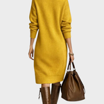 Nancy | Robe d'hiver élégante à boutons
