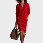 Nancy | Robe d'hiver élégante à boutons