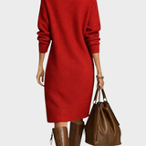 Nancy | Robe d'hiver élégante à boutons