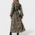 Natalie - Robe chic à imprimé léopard