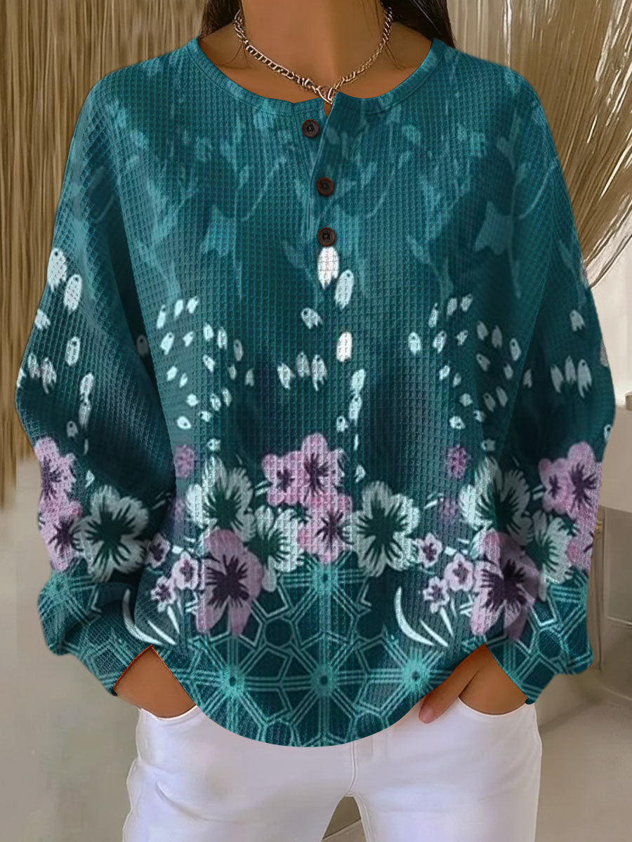 Nora | Pull à motif floral