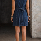 Nora - Robe en denim décontractée