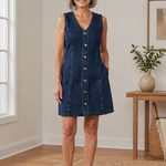 Nora - Robe en denim décontractée