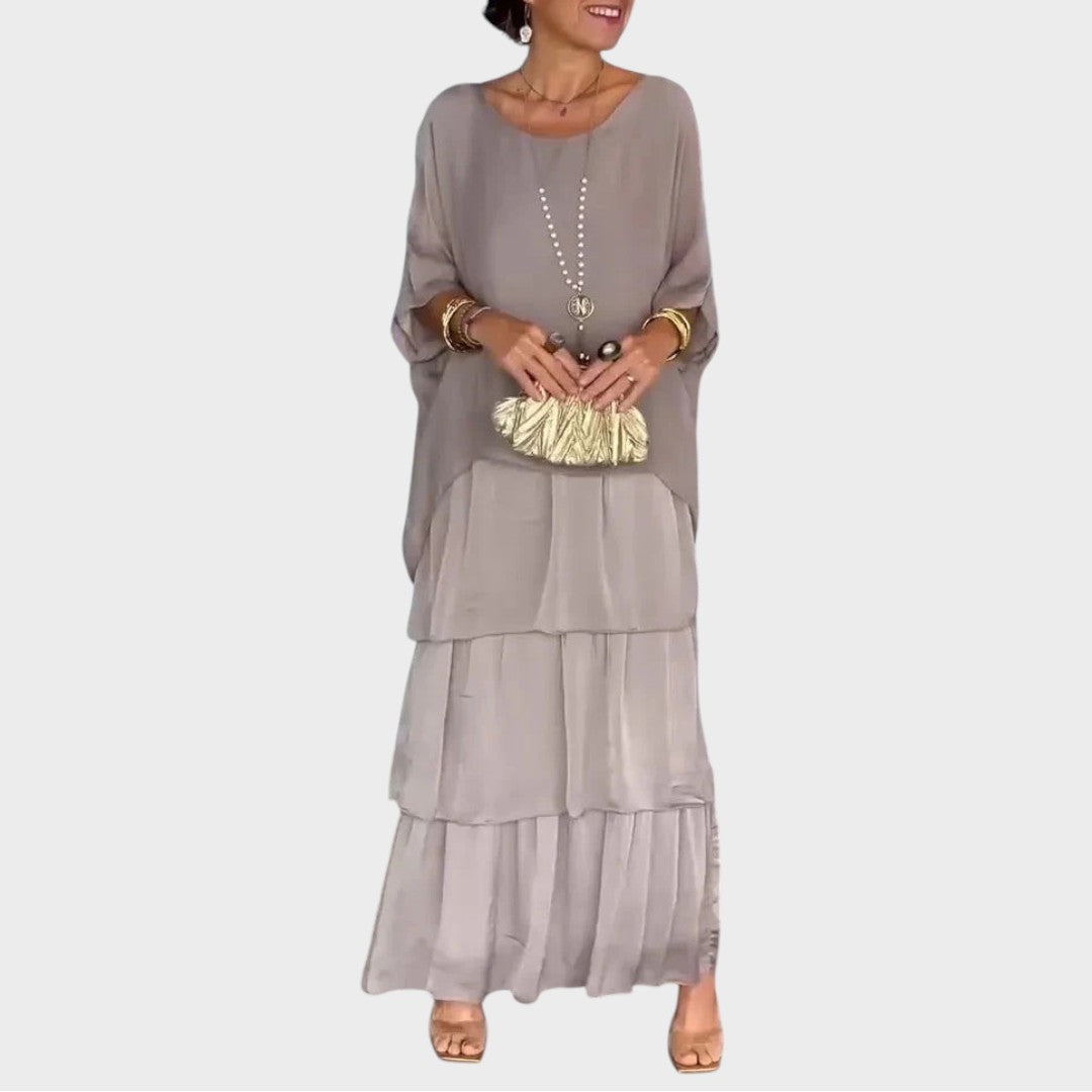 Nora | Robe en mousseline élégante style bohème pour le quotidien