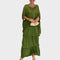 Nora | Robe en mousseline élégante style bohème pour le quotidien