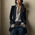Nuria | Manteau en velours