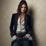 Nuria | Manteau en velours