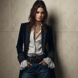 Nuria | Manteau en velours