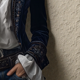 Nuria | Manteau en velours