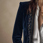 Nuria | Manteau en velours
