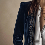 Nuria | Manteau en velours