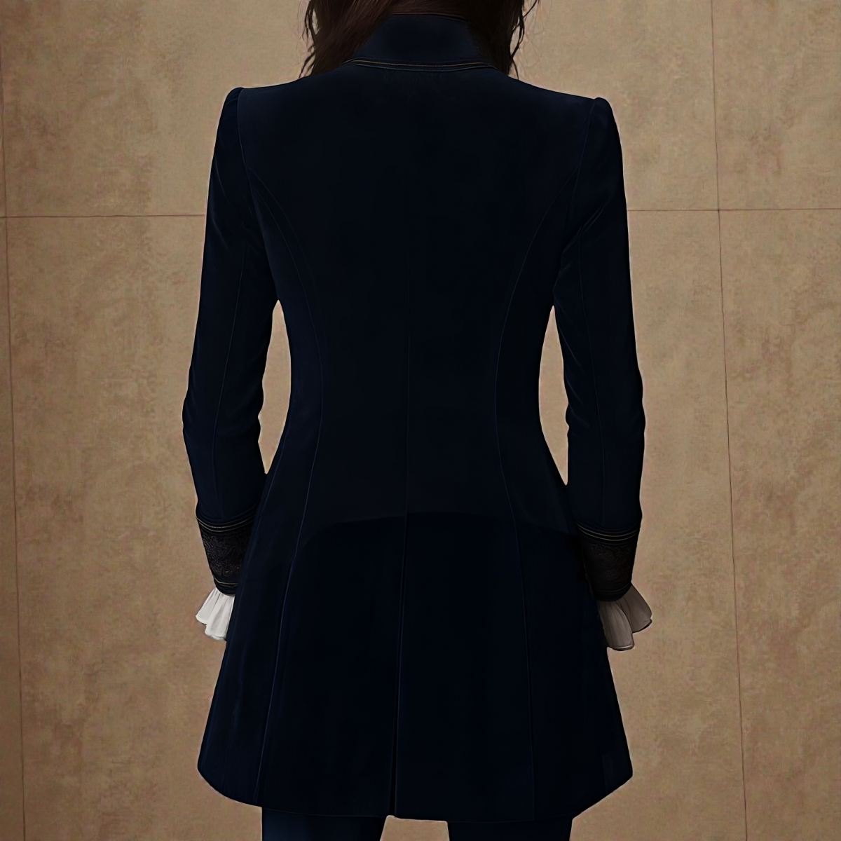 Nuria | Manteau en velours