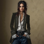 Nuria | Manteau en velours
