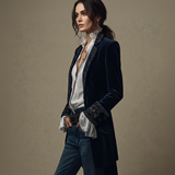 Nuria | Manteau en velours