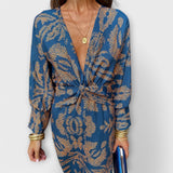 Oriana - Robe élégante à manches longues