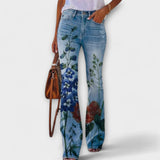 Pantalon fleuri