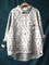 Paula | Blouse décontractée femme à motif floral rose de printemps