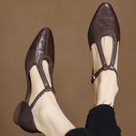 Peony | Chaussures salomé classiques à détail tressé