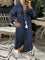 Pippa - Robe chemise en denim chic décontracté