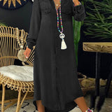 Pippa - Robe chemise en denim chic décontracté