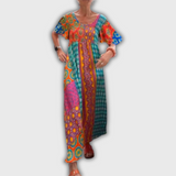 Poppy – Robe midi élégante à motif cachemire