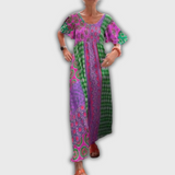 Poppy – Robe midi élégante à motif cachemire