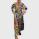 Poppy – Robe midi élégante à motif cachemire