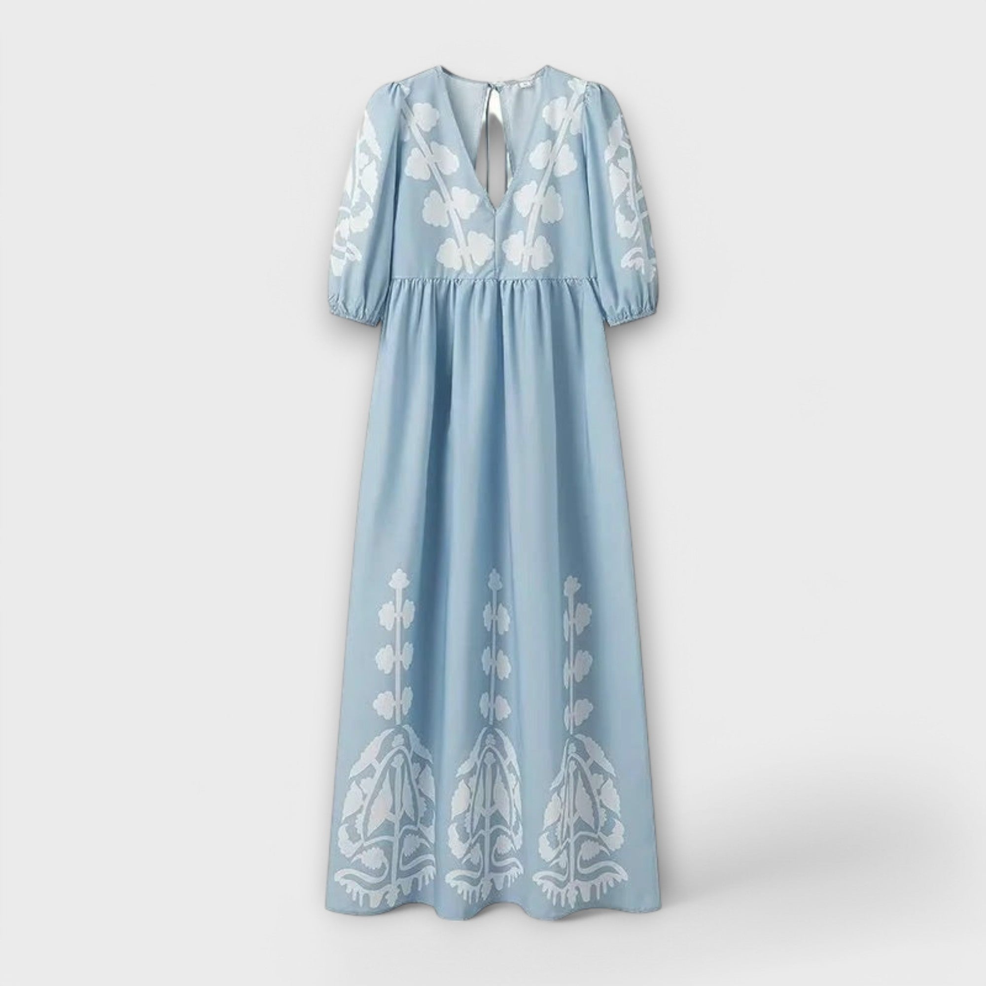 Rena - Robe imprimée à l'élégance naturelle