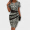 Robe chic à imprimé léopard