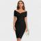 Robe élégante à col en V