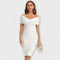 Robe élégante à col en V