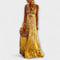 Robe élégante à col en V et détail pailleté