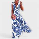 Robe élégante sans manches pour femme