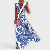 Robe élégante sans manches pour femme