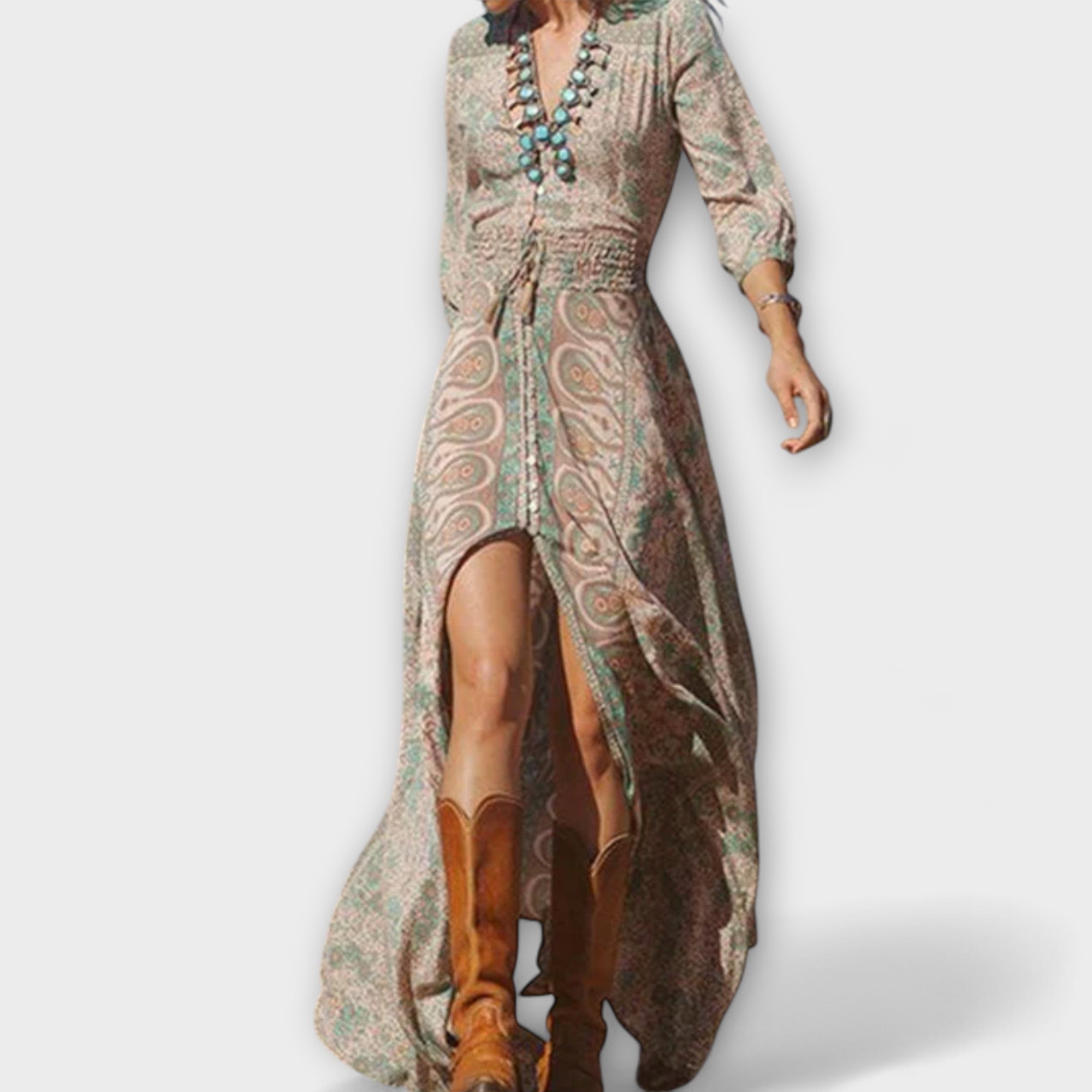 Robe longue bohème tendance