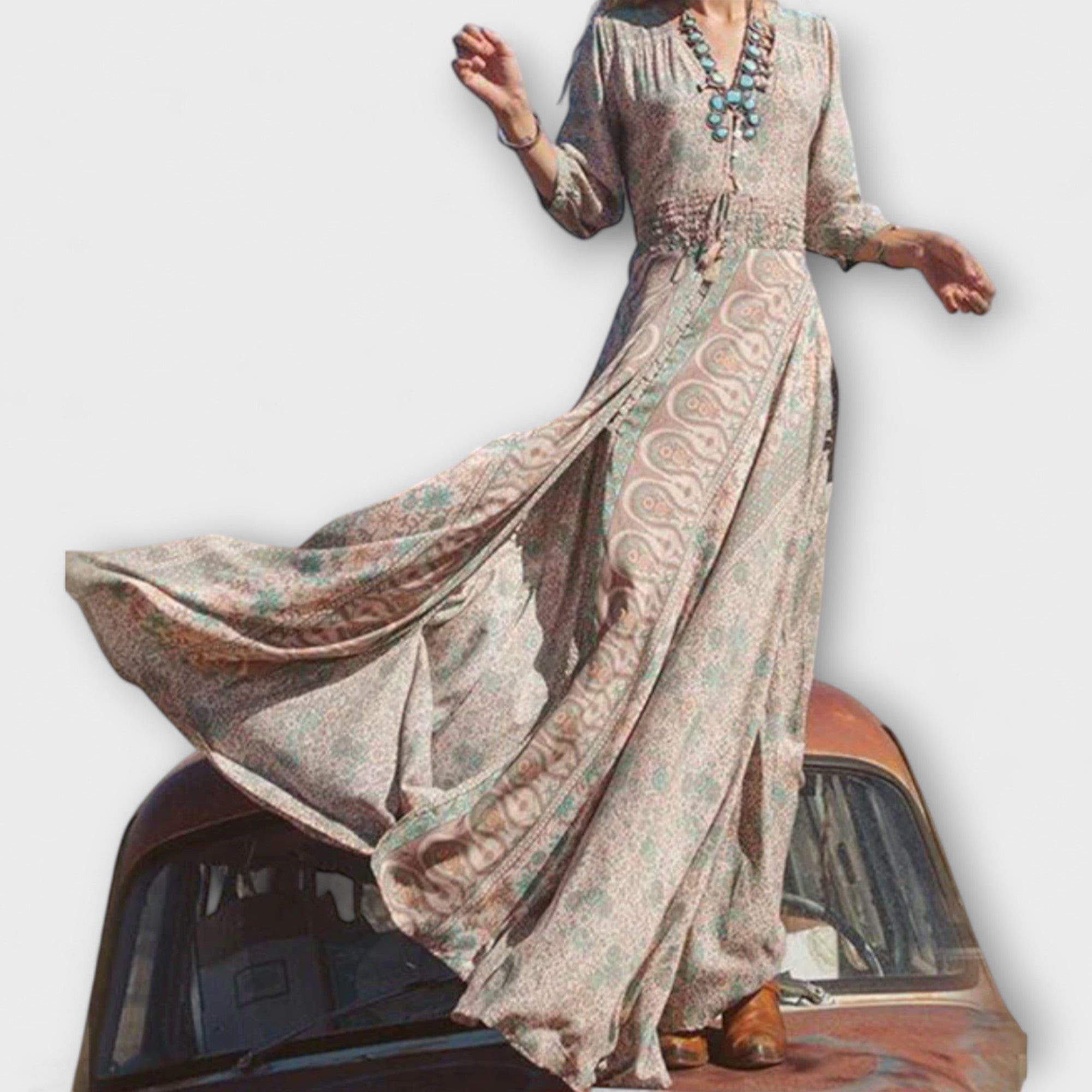 Robe longue bohème tendance