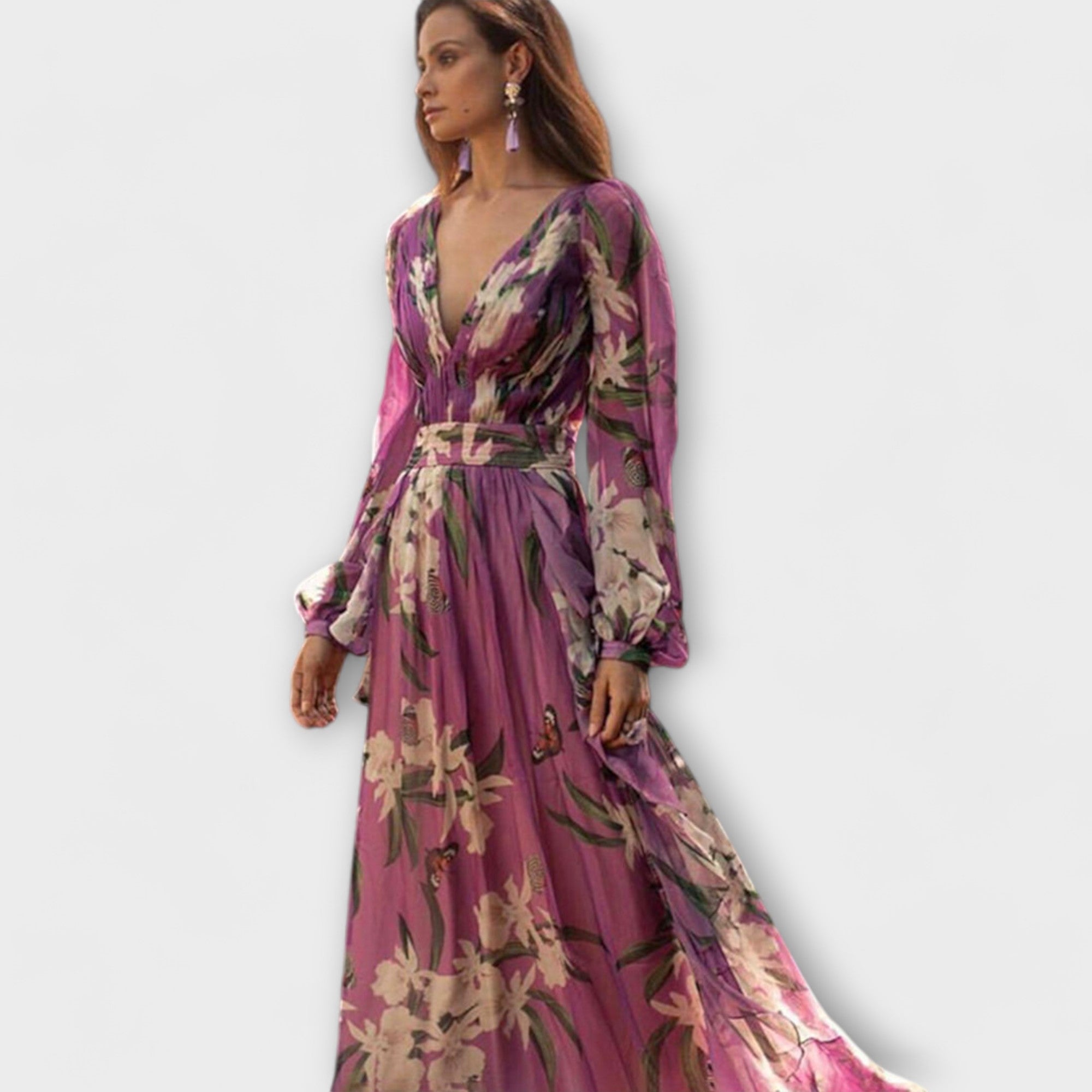 Robe longue élégante haut de gamme