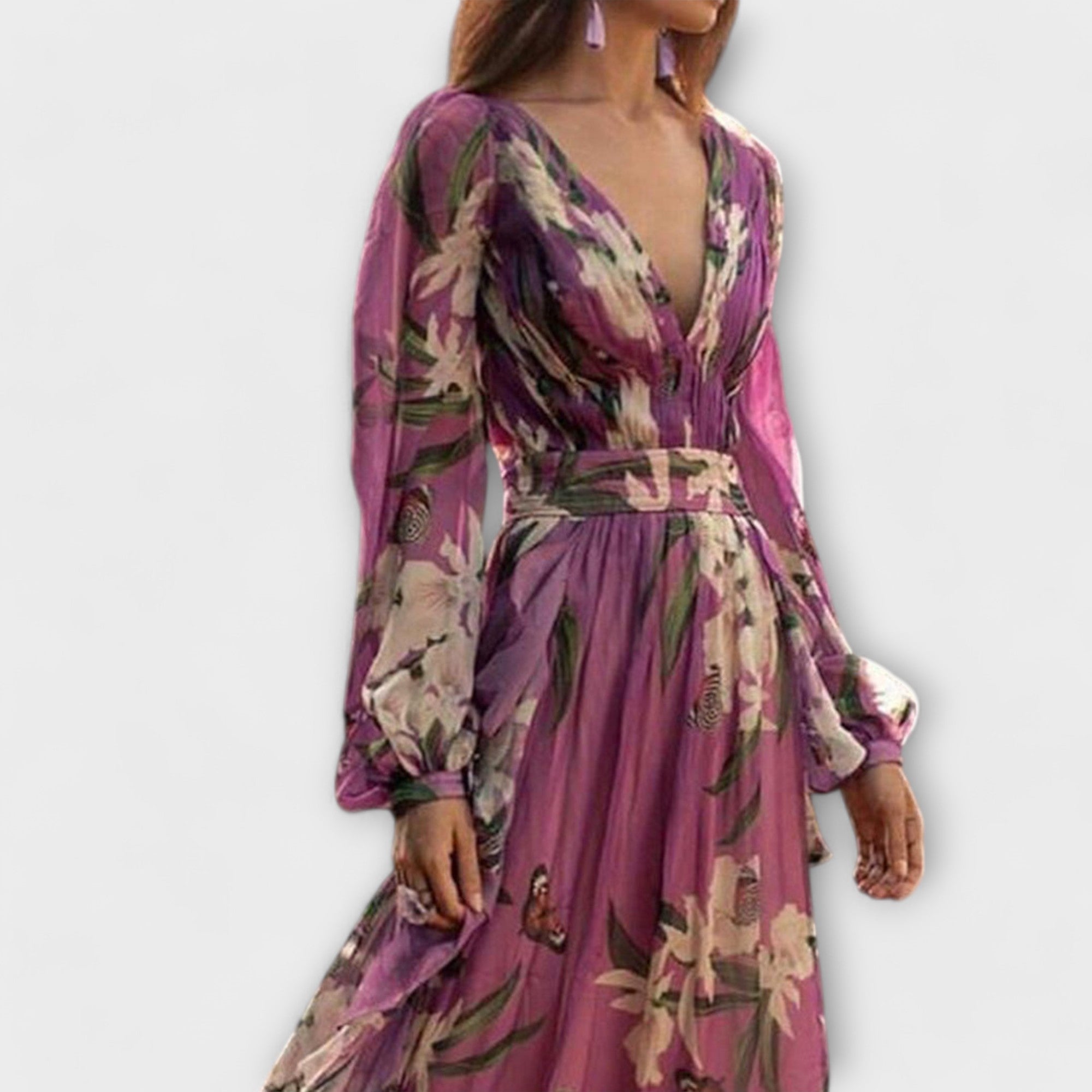 Robe longue élégante haut de gamme
