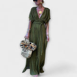 Robe longue kimono style grec