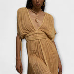 Robe longue kimono style grec